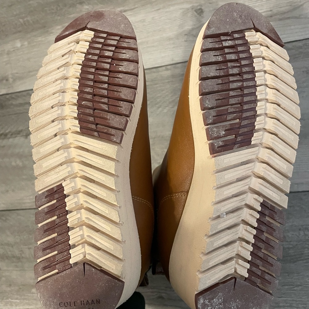Cole Haan Women's ZERØGRAND City Wedge Waterproof Chelsea Boots - Picture 3 of 5